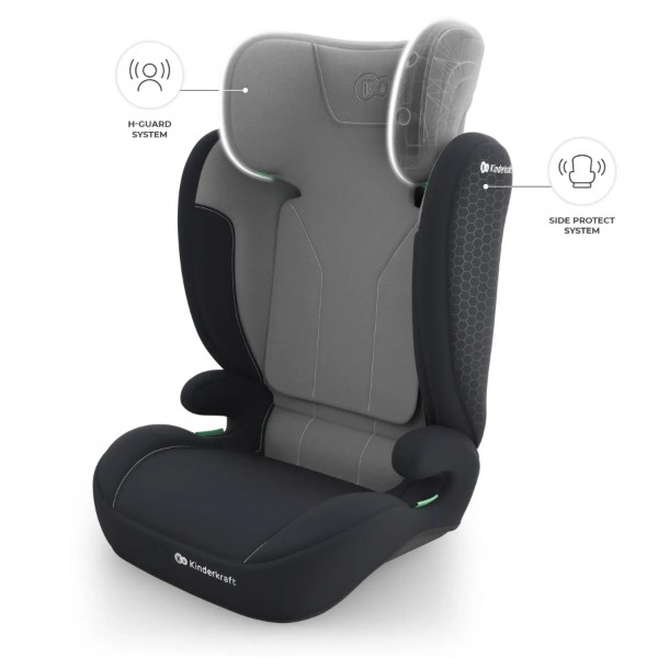 Фото - Автокрісло Kinderkraft i-Spark 2 Plus i-Size Grey (KCISPA02GRYPL00)